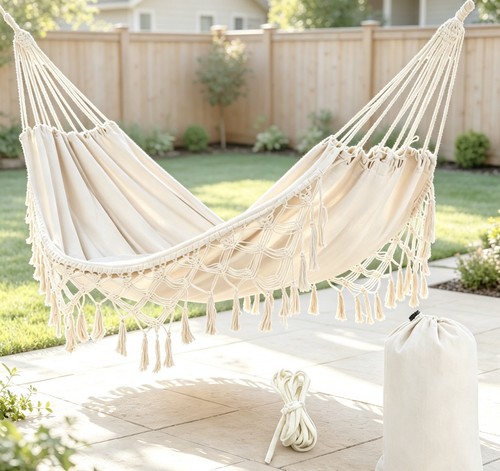 Amaca boho doppia cotone con - boho,