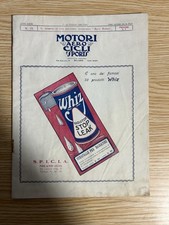 MOTORI AERO CICLI E SPORTS N° 25 - 1930 RIVISTA  AUTOMOBILISMO