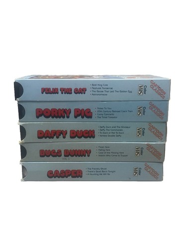 Cartoon classics vhs lot of - cartoon,