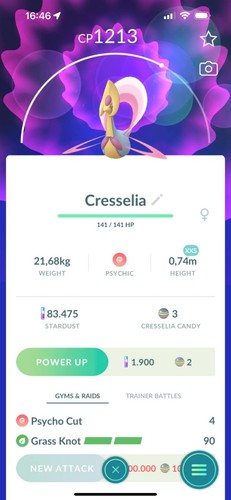Cresselia lv15 - -, (non