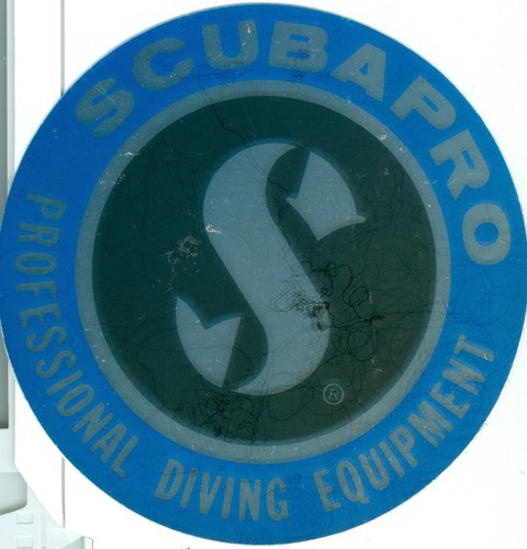 Scubapro adesivo vintage - adesivo,