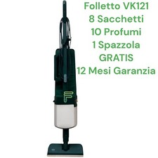 FOLLETTO VK121 VORWERK come NUOVO Rigenerato 12 Sacchetti 12 Profumi 2 Spazzole