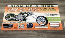 XBOX 360 GameStop Personalizzato Chopper Contest Videogiochi Negozio Display Insegna 23x32,5"