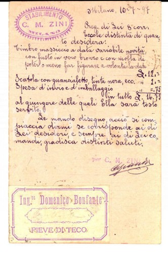 1897 milano stabilimento zini - stabilimento,