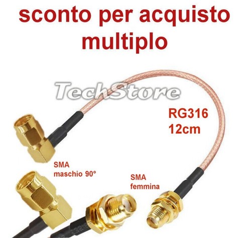 Cavo coassiale rg316 50ohm - coassiale,