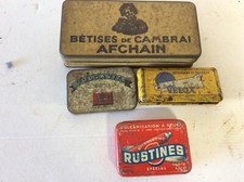 Lotto Antiche Scatole Metallo