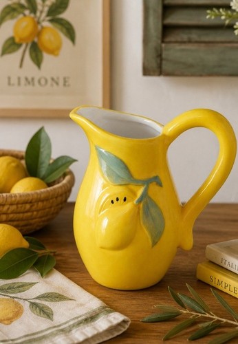 Brocca limone giallo limone