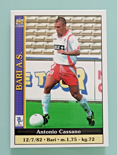 Rookie antonio cassano card - rookie,