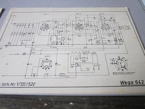 Schema elettrico wega 642 - schema, gw