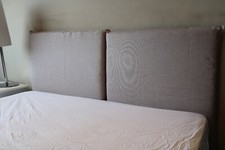 MILANO Schienale POGGIATESTA cuscini TESTIERA da letto matrimoniale sfoderabile