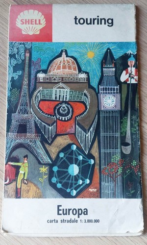 Mappa europa 1964 - europa, vintage