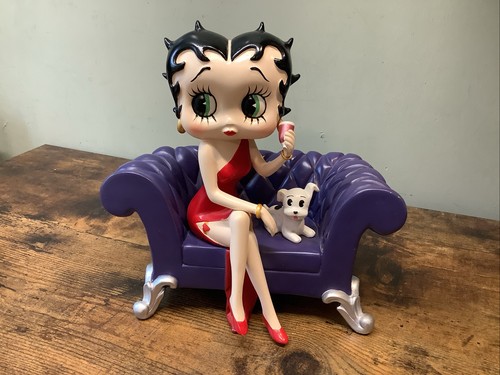 Betty boop settee 22cm - betty, on
