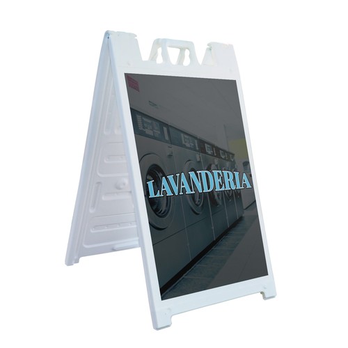 Insegna lavanderia spagnola - insegna,