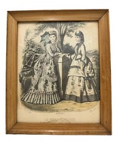 Stampa moda vittoriana vintage