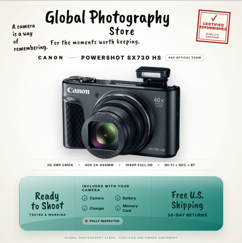 Canon sx730hs powershot - canon,