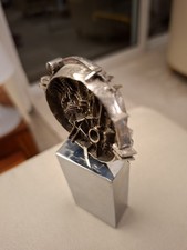 Scultura Pomodoro Multiplo Arnaldo, Mobile su Base 12 x 6 cm, Firmata, 2/15 