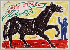 A.R.PENCK, Handsigned/Signée Poster, 1996, 25 Handsigniert, Staeck/Art Cologne