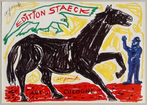 Penck handsigned signée - a.r.penck,, handsigned/signée
