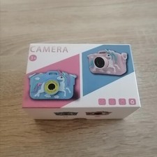 FOTOCAMERA DIGITALE ROSA BAMBINI MACCHINA FOTOGRAFICA VIDEOCAMERA FOTO + SD 32G