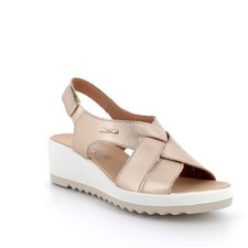 Sandali color champagne con