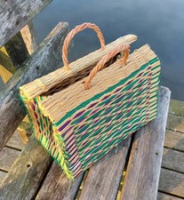 BORSA DONNA IN PAGLIA NATURALE