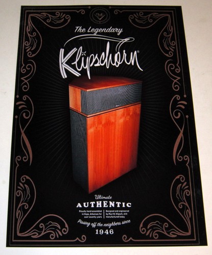 Klipsch klipschorn poster - klipschorn,