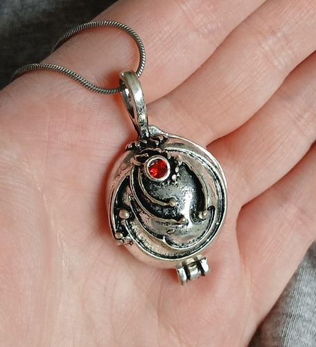 Collana medaglione the vampire - collana,