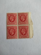 Blocco penny King George V di