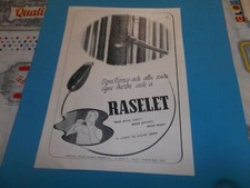 PUBBLICITA' 1942 RASOIO RASELET DUCATI OGNI BARBA  WERBUNG ADVERT