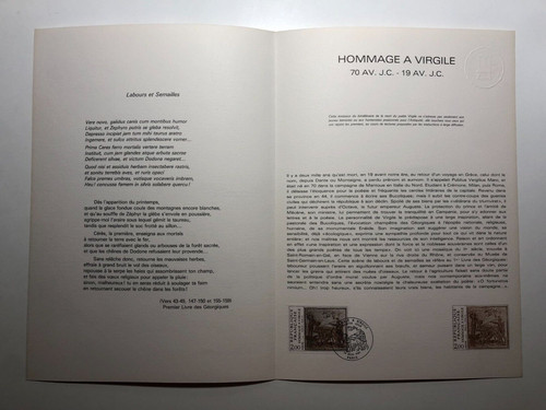 1981 francia folder omaggio - folder, a