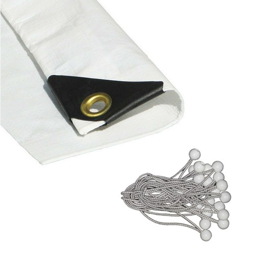 White color 12 mil - 20,
