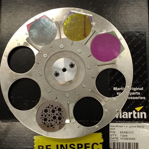 Martin mac 2000 gobo ruota - mac,