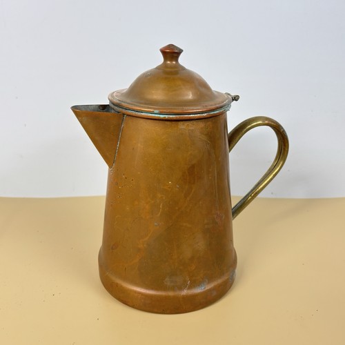Copper coffee pot made - pot,