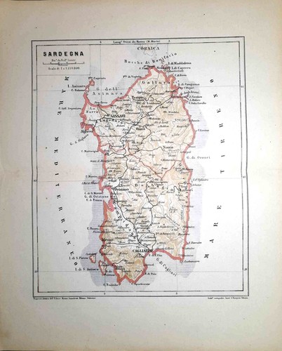 Carta geografica antica