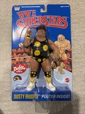 WWE Mattel Superstars Dusty Rhodes Action Figure LJN Style Retro Wrestling Toy