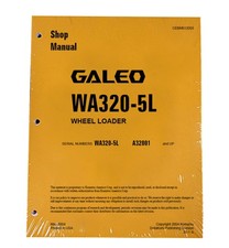 Komatsu WA320-5L Pala gommata officina riparazione manuale servizio parte # CEBD012003