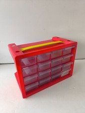 CASSETTIERA PORTAUTENSILI POKER 16 TR ROSSA, DOTATA DI 16 CASSETTI