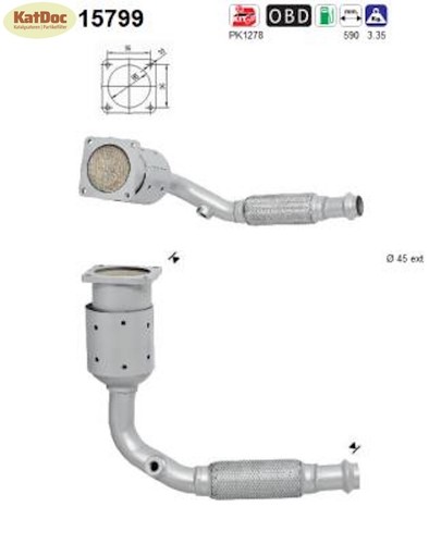 Catalizzatore per citroen - catalizzatore,