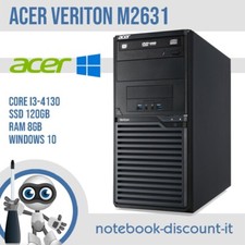 Acer Veriton M2631 Core i3-4130 Ram 8gb SSD 120gb Win10 Computer PC Desktop