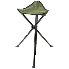 FOX OUTDOOR Sedia Sgabello Pieghevole treppiede telescopico caccia pesca Green