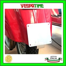 Portatarga per Vespa 50 N L R SPECIAL senza forare il telaio in ACCIAIO INOX