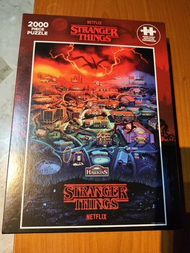 Stranger things puzzle 2000 - puzzle,