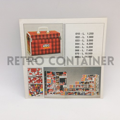 Lego vintage catalog - lego,