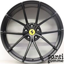 4 CERCHI FERRARI 488 PISTA 20 " ORIGINALI NERO OPACO 342191 342195 RIVERNICIATI
