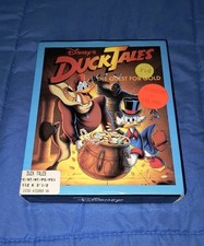 Ducktales PC IBM DOS EURO Floppy Disk Stampa Italiana Duck Tales Quest for Gold
