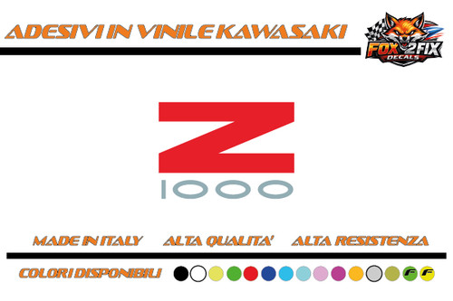Adesivi moto 1000 z1000 - z,