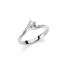 Anello Solitario Miluna Oro