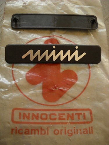Targhetta plastica mini x - targhetta, in