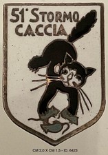 REGIA AERONAUTICA 51° STORMO CACCIA DISTINTIVO DI REPARTO REGNO D’ITALIA
