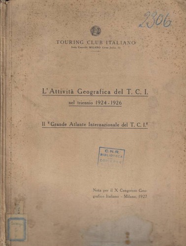 Attività geografica del - geografica,